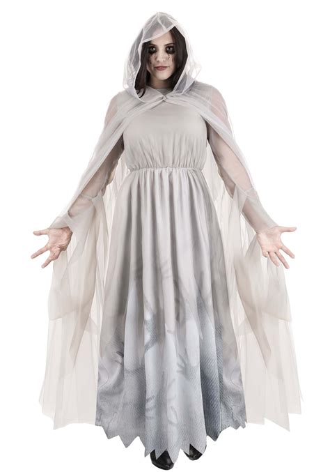 white ghost costume